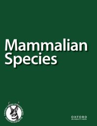Cover of Mammalian Species issue